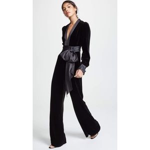 Diane Von Furstenberg Black Jumpsuit